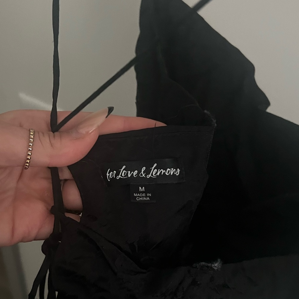 For Love and Lemons mini slip dress
